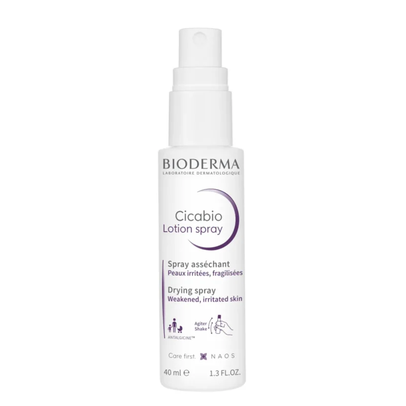 Bioderma cicabio lotion drying spray for weakened skin 40ml