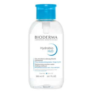 The Bioderma Hydrabio H2O is a dermatological micellar water specifically formulated to cleanse, remove makeup, and restore hydration in all skin types, especially dehydrated skin. Combining high cleansing efficacy with advanced hydration technology, this micellar solution respects the skin’s natural balance while leaving it fresh, soft, and radiant. Ideal for daily use, Hydrabio H2O is more than just a cleanser—it is the first step in a skincare routine focused on long-lasting hydration and skin comfort.
