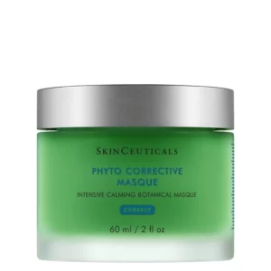 Skinceuticals phyto corrective soothing mask is an intense-action mask formulated to soothe fragile skin. In this sense, its highly refreshing effect offers immediate comfort, providing radiance and hydration to the complexion.