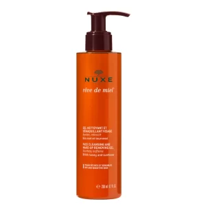 Nuxe rêve de miel face cleansing and make-up removing gel 200ml