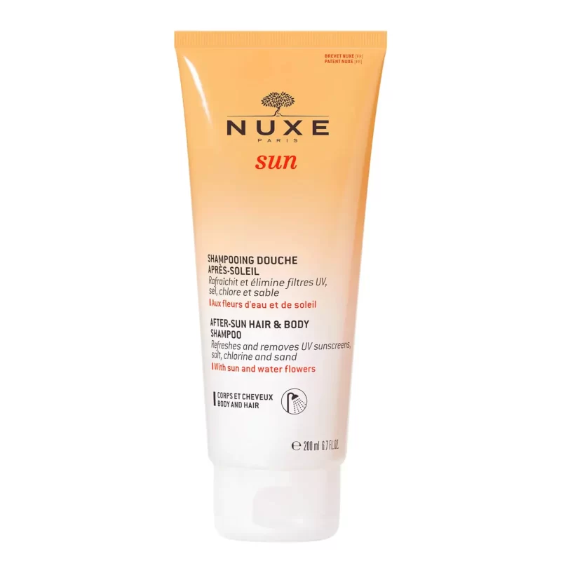 Nuxe sun shampoo after-sun for hair and body 200ml