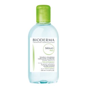 Bioderma sebium h2o makeup cleansing water 250ml combination to oily skin