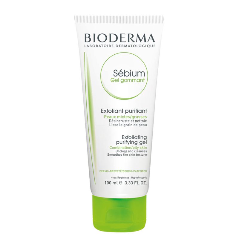 Bioderma sebium exfoliating and purifying gel for combination or oily skin 100ml