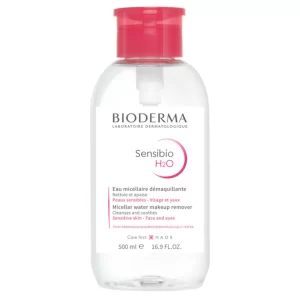 Bioderma sensibio h2o make-up removing micelle solution pump-reverse 500ml