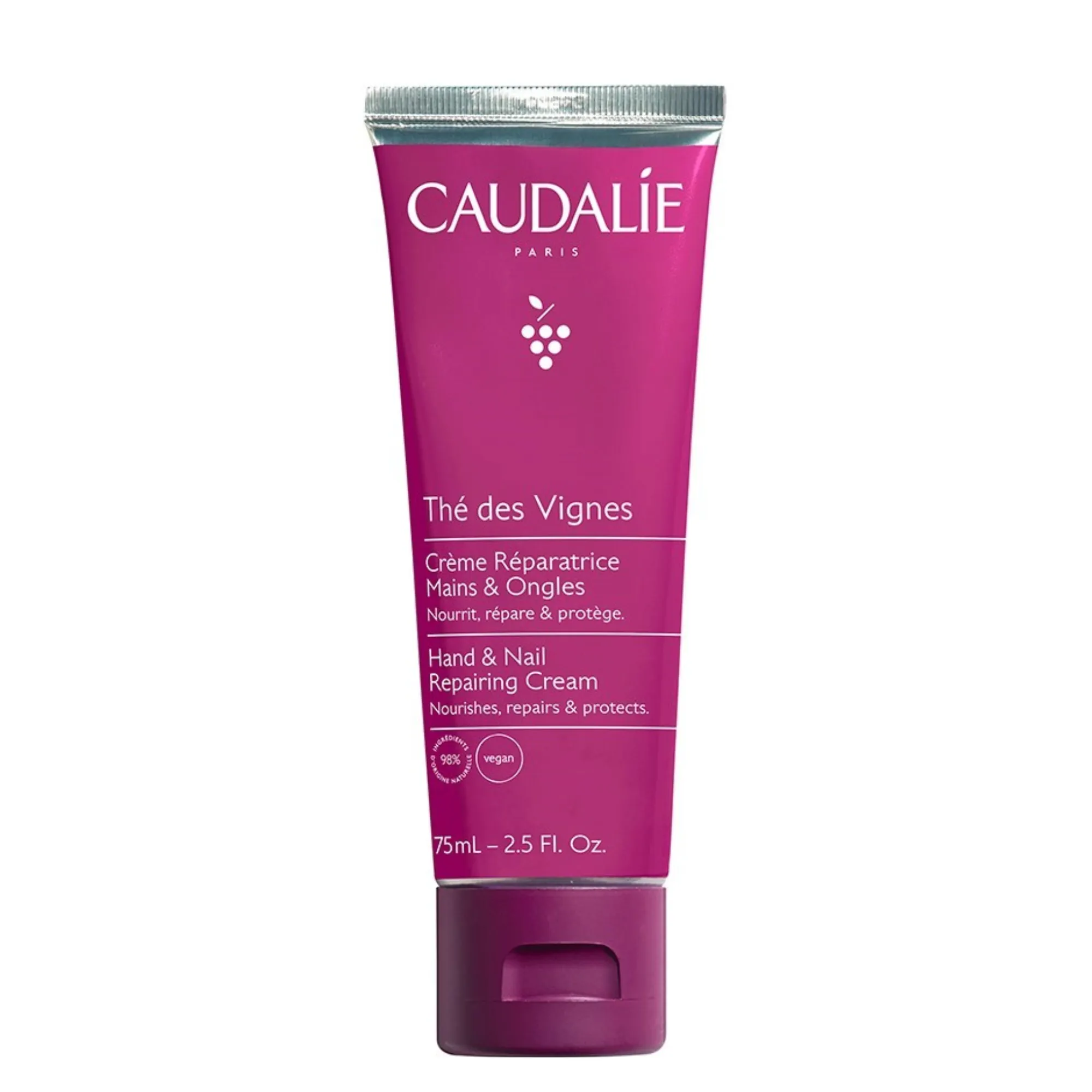 Lyskin-caudalie-the-des-vignes-hand-and-nail-cream-50ml-CDL00113_resultado Caudalie Thé des Vignes Hand and Nail Cream provides nourishing and repairing care for dry to very dry hands. Its rich yet non-greasy texture helps comfort skin that feels tight, while protecting the hands from everyday external aggressors that can contribute to dryness.