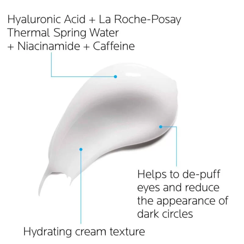 La Roche Posay Hydraphase HA Eye Cream 15ml - main benefits