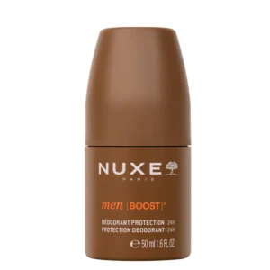 Lyskin-nuxe-men-24h-protection-deodorant-no-aluminium-salts-50ml-NUX00091_resultado Nuxe Men BOOST³ 24h Protection Deodorant is a high-performance deodorant designed to provide 24-hour odour protection while respecting the skin's natural balance. Formulated with 98% ingredients of natural origin and featuring an intelligent deodorizing technology with Zinc Gluconate, it effectively neutralizes unpleasant odours without leaving white marks on the skin or stains on clothing.