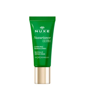 The Nuxe Nuxuriance Ultra The Eye & Lip Contour Cream is an advanced anti-aging skincare treatment designed specifically for the most delicate and expressive areas of the face: the eye contour and lip contour. Formulated with cutting-edge botanical science, this high-performance cream helps smooth wrinkles, reduce puffiness, diminish dark circles, and visibly redefine facial contours for a more youthful and revitalized appearance.
