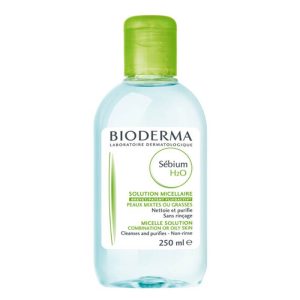 Bioderma sebium h2o makeup cleansing water 250ml combination to oily skin