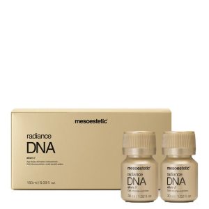 Mesoestetic Radiance DNA Elixir Age Delay Drinkable Nutricosmetic is a drinkable food supplement, suitable for mature skin with loss of firmness, deep wrinkles and irregular texture, which helps to reactivate the metabolism from the inside, to reverse skin. 6x30ml