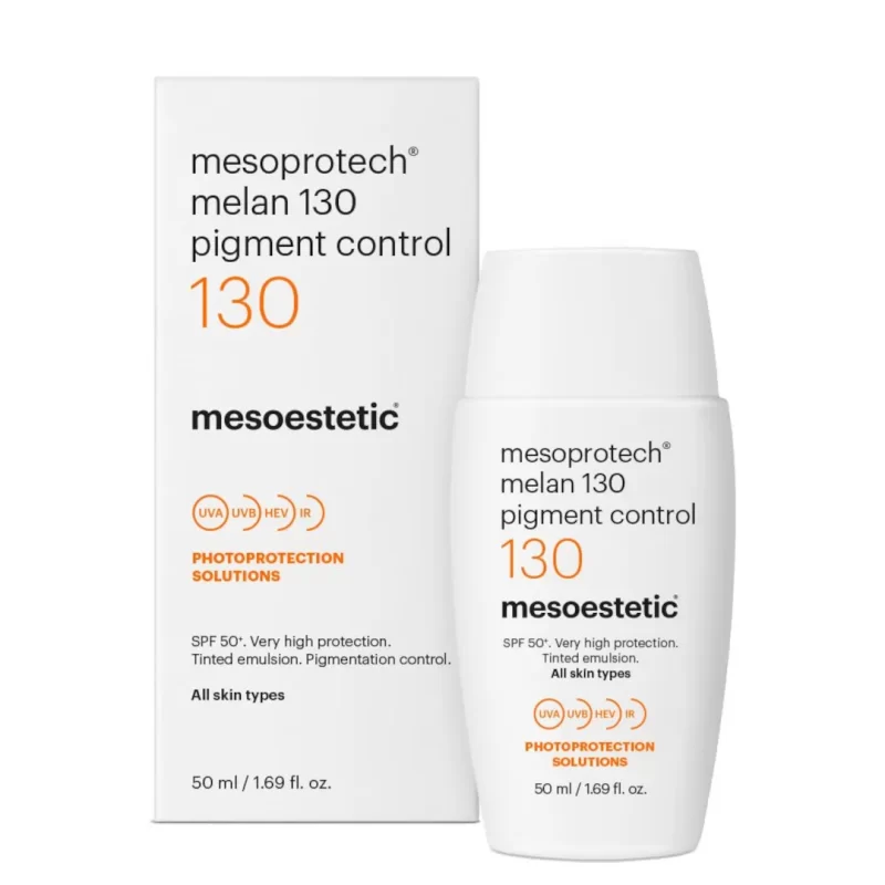 Mesoestetic melan 130 pigment control spf50 protection solaire teintée anti-taches 50 ml