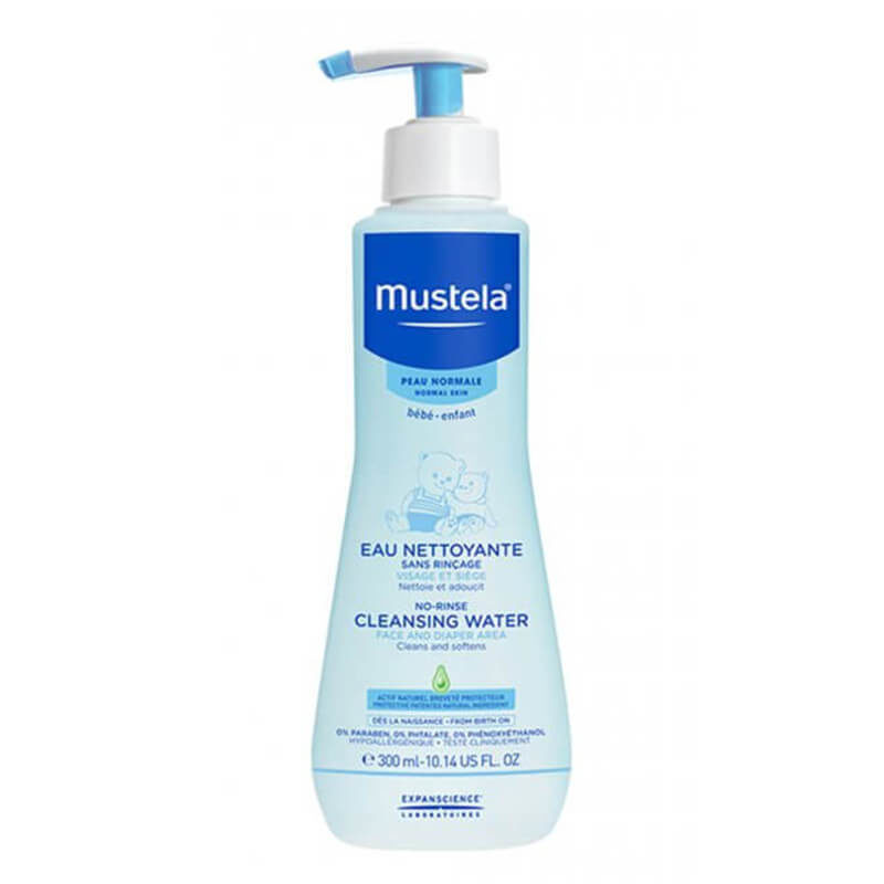 Mustela no-rinse face cleansing water for baby 300ml
