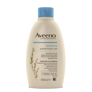 Aveeno dermexa emollient body wash fragrance-free 300ml