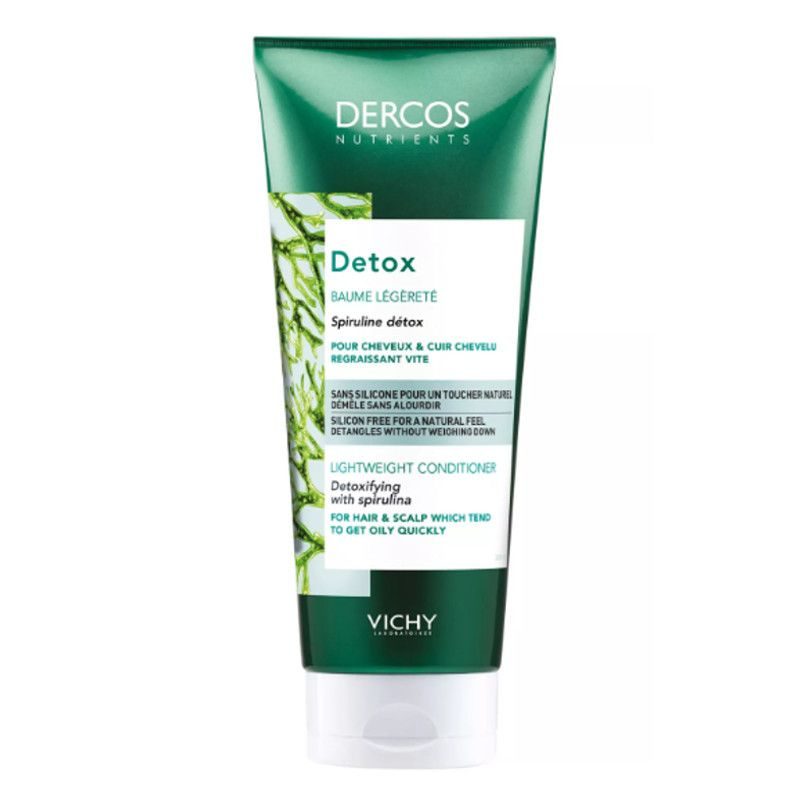 Vichy dercos nutrients detox conditioner for greasy hair 200ml