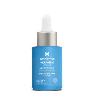 Sesderma Hidraderm Hyal 5 Liposomal Serum is an advanced hydrating serum formulated with five types of liposomal hyaluronic acid, alongside niacinamide, ceramides and Pentavitin®, to deliver immediate and long-lasting hydration across multiple layers of the skin.