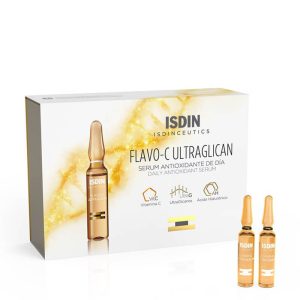 Isdin isdinceutics flavo-c ultraglican daily antioxidant serum ampoulles 30x2ml