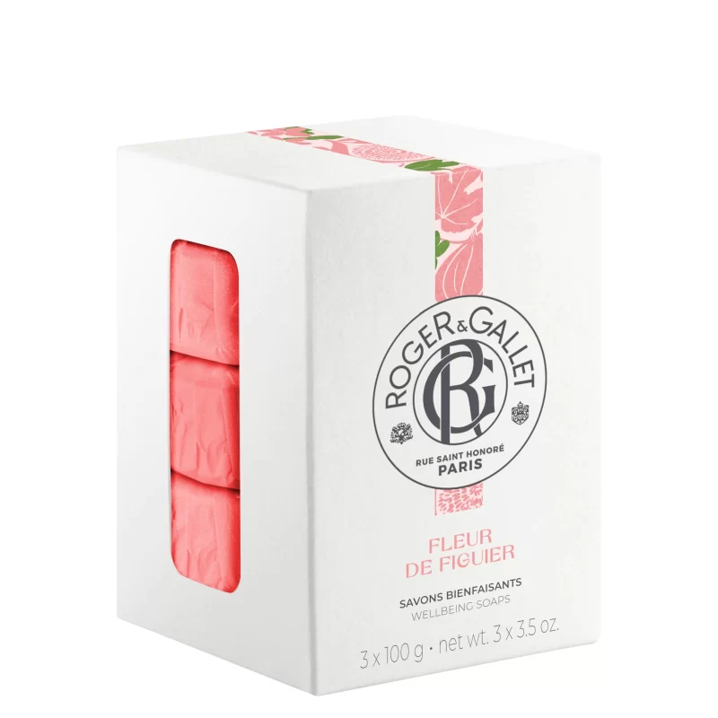 Roger-Gallet fleur de figuier perfumed soap pack 3x100g 3.5oz