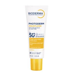Bioderma Photoderm Aquafluide SPF50+ is a very high protection sunscreen developed for sensitive skin seeking lightweight hydration, broad-spectrum protection, and a fresh invisible finish. Combining advanced photoprotection with an ultra-fluid water-based texture, this sunscreen delivers daily defense against UVA and UVB rays while maintaining skin comfort and hydration.