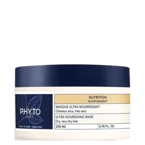 The Phyto Nutrition Nourishing Mask is an intensive hair treatment designed to deeply nourish and restore dry to very dry hair without weighing it down. Formulated with 98% ingredients of natural origin, this rich yet lightweight mask replenishes essential lipids, enhances softness, and improves overall hair health.
