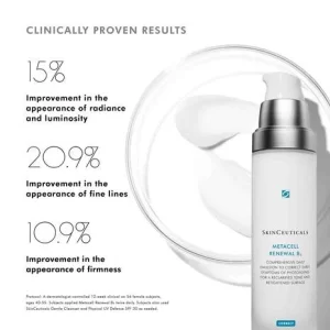 Skinceuticals metacell renewal b3 is a daily moisturizer corrector of the first signs of skin aging. Improves skin's renewing action, increases cell renewal, strengthens the moisture barrier and decreases diffuse redness. It is formulated to provide intense hydration without an oily sensation.