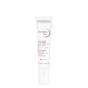 Bioderma Sensibio Eye+ is a high-tolerance daily eye care specifically formulated for sensitive skin. Designed to target signs of fatigue around the delicate eye contour, it helps visibly reduce dark circles, puffiness, and fine lines while reinforcing the skin’s natural barrier. Developed following the ecobiological principles of NAOS, this advanced formula respects the skin’s ecosystem while actively improving its resilience. It delivers both immediate comfort and long-term correction for a fresher, more rested eye area.