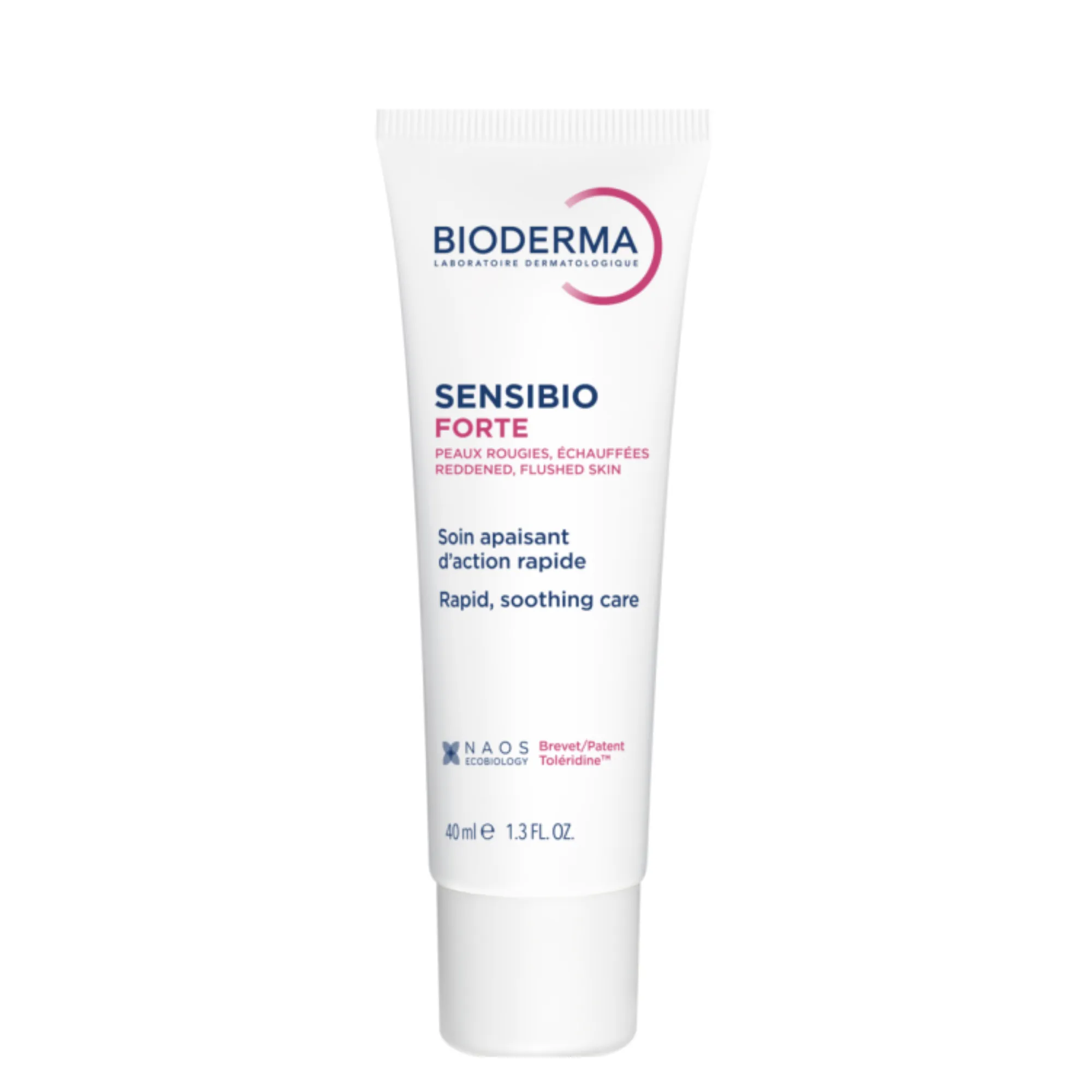 Lyskin-bioderma-sensibio-forte-for-redness-prone-skin-40ml-BDM00048_result Bioderma Sensibio Forte is an intensive calming skincare treatment designed for sensitive skin experiencing temporary or recurring discomfort. It is formulated to deliver fast-acting relief while helping the skin recover from external aggressions such as environmental stress, dermatological treatments, climate changes, or skin overreactivity. This daily care product is suitable for both adolescents and adults, offering high dermatological tolerance with a fragrance-free, non-comedogenic formula. Its primary goal is to quickly reduce discomfort sensations while restoring long-lasting skin comfort.
