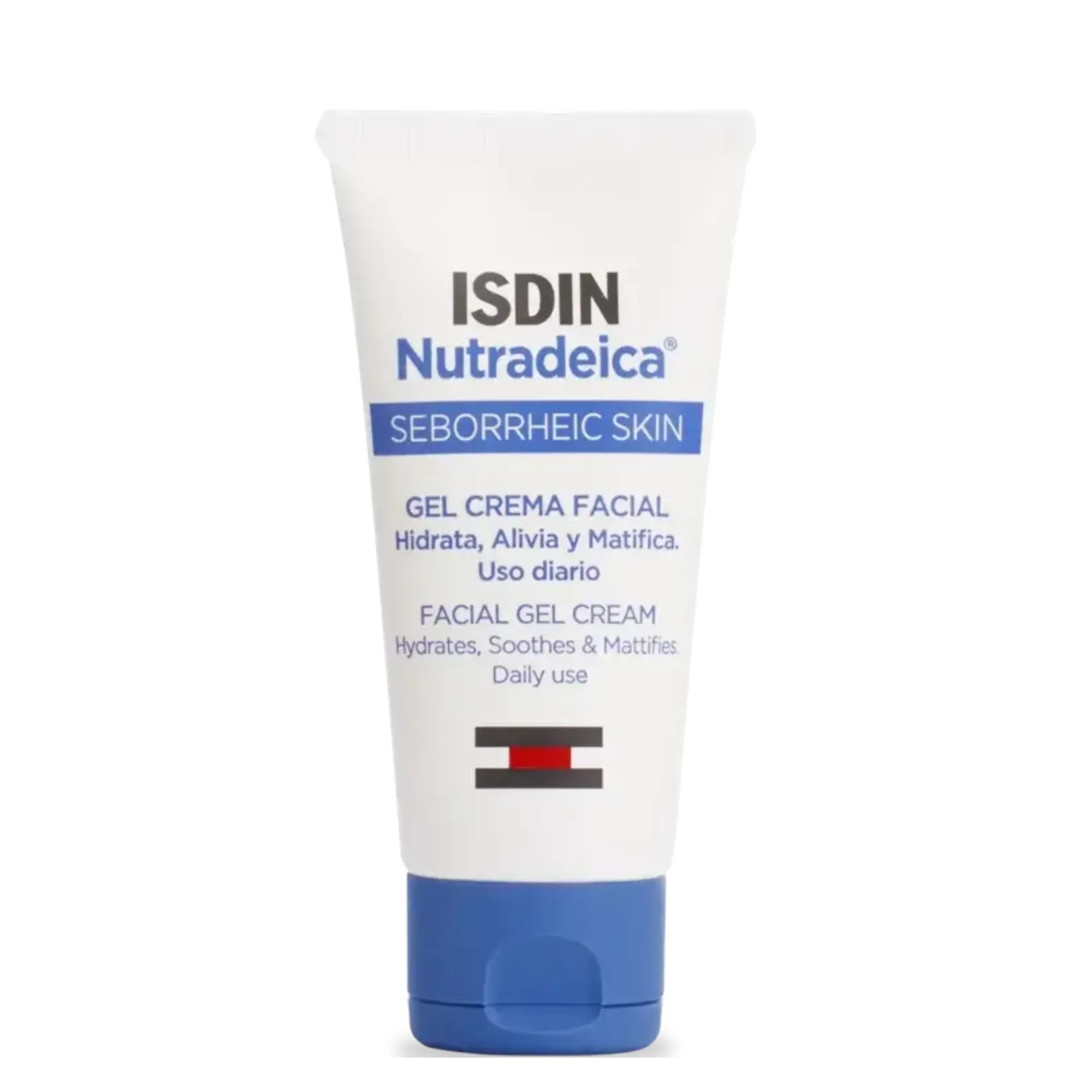 Lyskin-isdin-nutradeica-facial-gel-cream-50ml-ISD00082_resultado The Isdin Nutradeica Facial Gel-Cream is a specialized dermocosmetic treatment designed for facial skin with a tendency toward seborrheic conditions. This lightweight gel-cream helps to reduce visible discomfort such as excess sebum, flaking, redness, and itching while restoring balance, comfort, and a healthier-looking complexion.