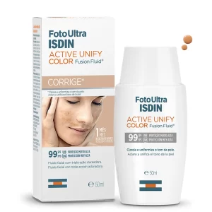 Isdin Fotoultra 100 Active Unify Color Fusion Fluid Aclara y unifica el tono de la piel 50ml