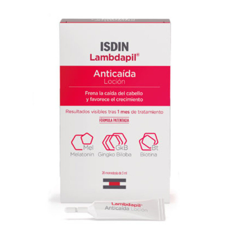 Isdin lambdapil anti-hair loss lotion 20x3ml 0.1fl.oz