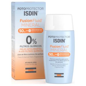 Isdin fluido de fusão mineral fotoprotetor spf50+ 50ml