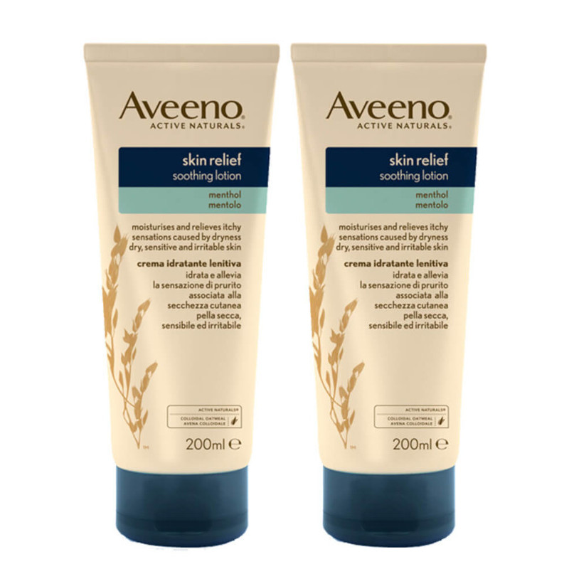 Aveeno Skin Relief Duo Lotion with Menthol 2x200ml