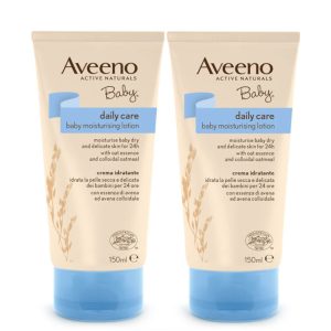 Aveeno baby moisturising lotion face and body 2x150ml