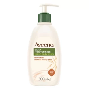 Aveeno daily moisturising yogurt body cream apricot & honey 300ml