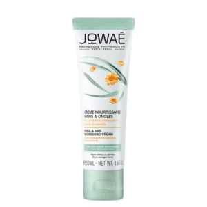 Jowaé hand and nail nourishing cream is a moisturizing care for dry or damaged hands. For this purpose, it has a formula with 96% components of natural origin enriched in antioxidant Lumiphenols and Camellia oil. As a result, both hands and nails are deeply nourished and repaired.  