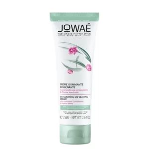 Jowaé oxygenating exfoliating cream is a exfoliating face care that gently exfoliates, smoothes, eliminates dead cells and pollution particles. As if detoxified, the skin breathes again and the complexion gains luminoxity and radiance. It is suitable for all skin types, even the sensitive ones.