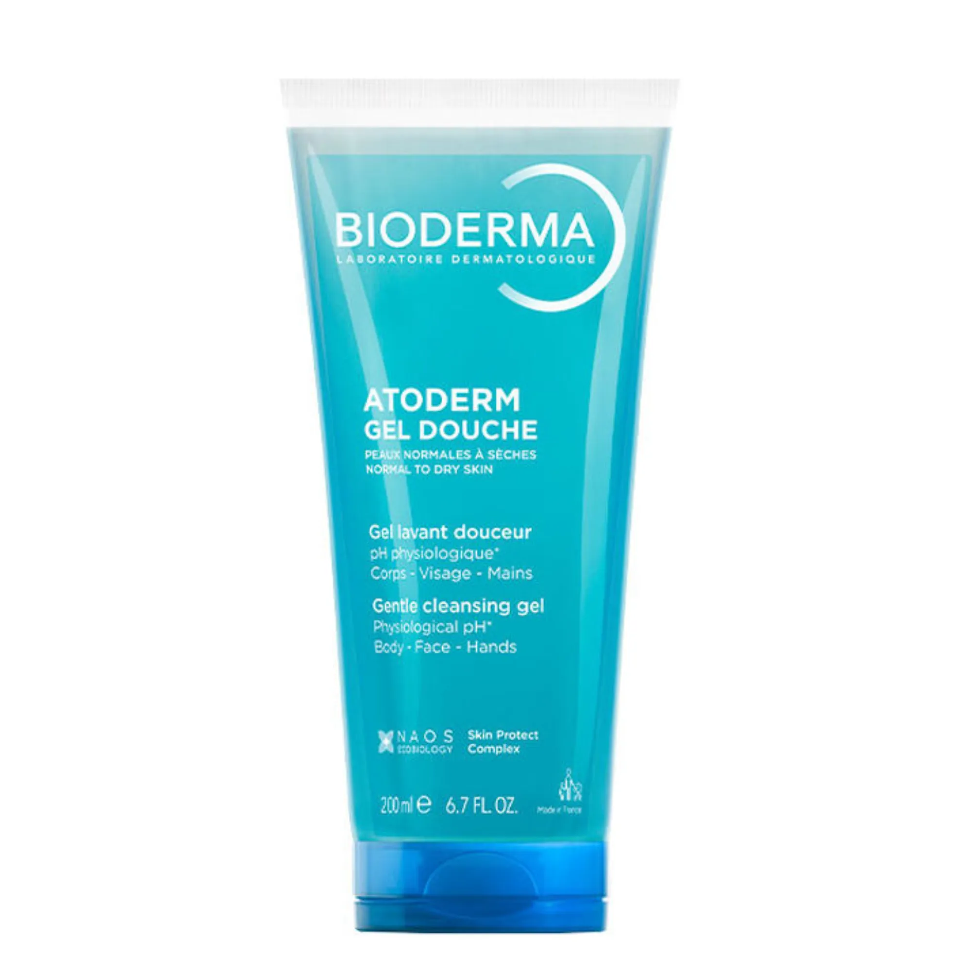 Lyskin-bioderma-atoderm-shower-gel-dry-skin-200ml-BDM00073_result Bioderma Atoderm Gel Duche is a soap-free cleansing gel developed to gently cleanse, protect, and hydrate normal to dry sensitive skin. Suitable for the whole family — including babies, children, and adults — this daily hygiene care respects the skin’s natural balance while helping prevent dryness and discomfort caused by cleansing. Thanks to its creamy foam texture and soothing formula, Bioderma Atoderm Gel Duche leaves the skin soft, comfortable, and hydrated after every shower. Moreover, its excellent skin tolerance makes it ideal for sensitive skin that requires gentle cleansing without irritation.