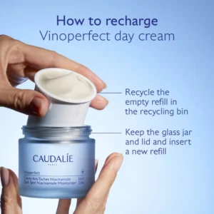 Caudalie Vinoperfect Dark Spot Niacinamide Moisturizer 50ml 1.6 fl.oz Refillable 