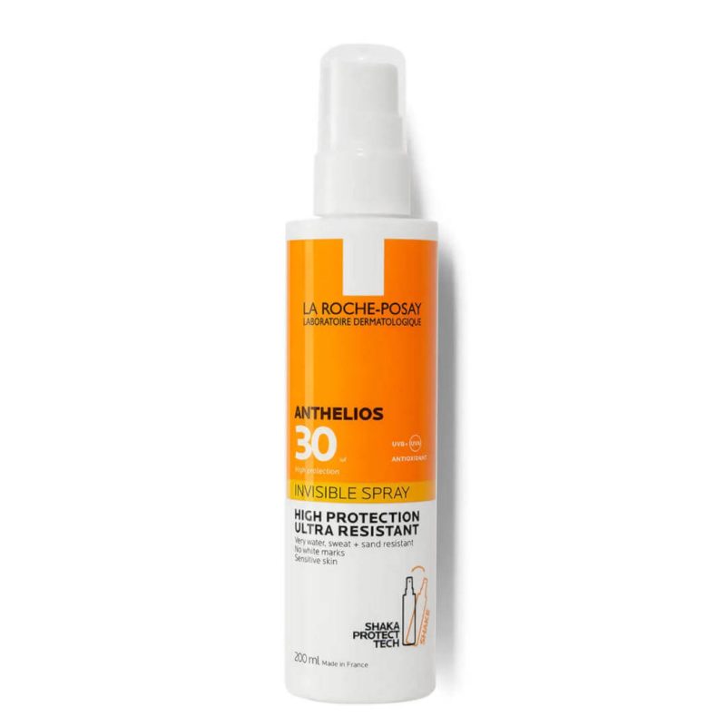 La Roche Posay anthelios spray invisible spf30 protection solaire corps 200ml