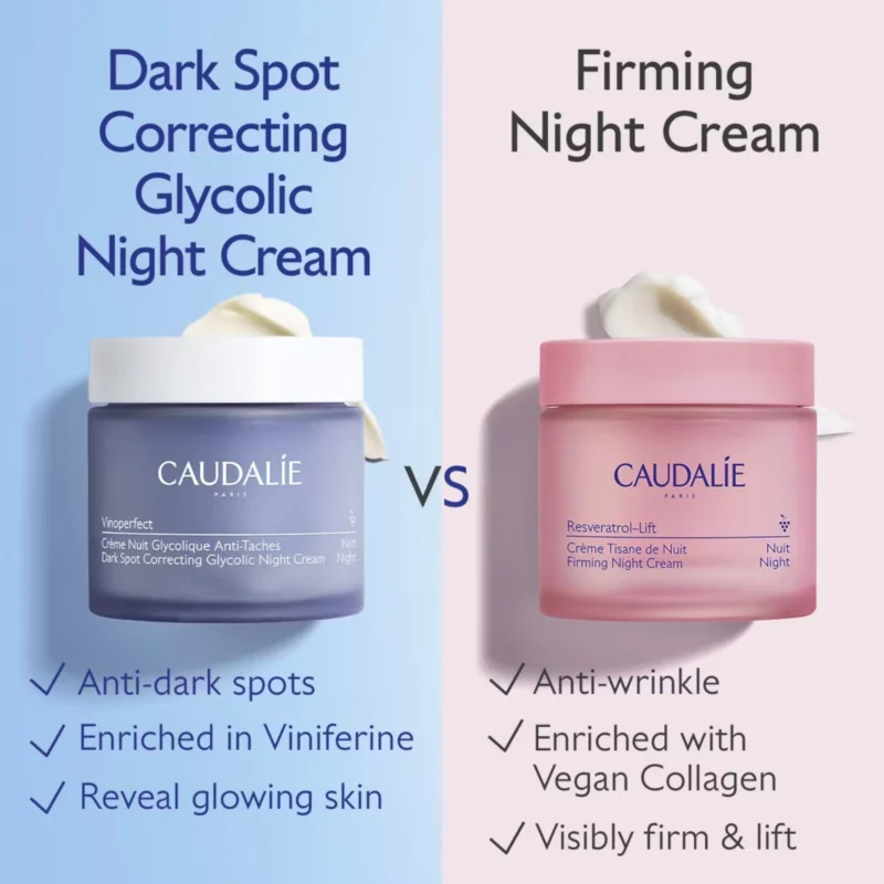 Caudalie Vinoperfect Dark Spot Correcting Glycolic Night Cream 50ml 1.6fl.oz Refillable 