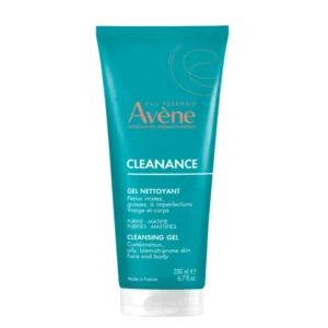 Avène Cleanance Cleansing Gel for Oily, Blemish-Prone Skin is a soap-free facial and body cleanser specially formulated for oily, blemish-prone skin. Its gentle cleansing agents remove dirt, excess oil and impurities without leaving the skin feeling stripped or excessively dry.