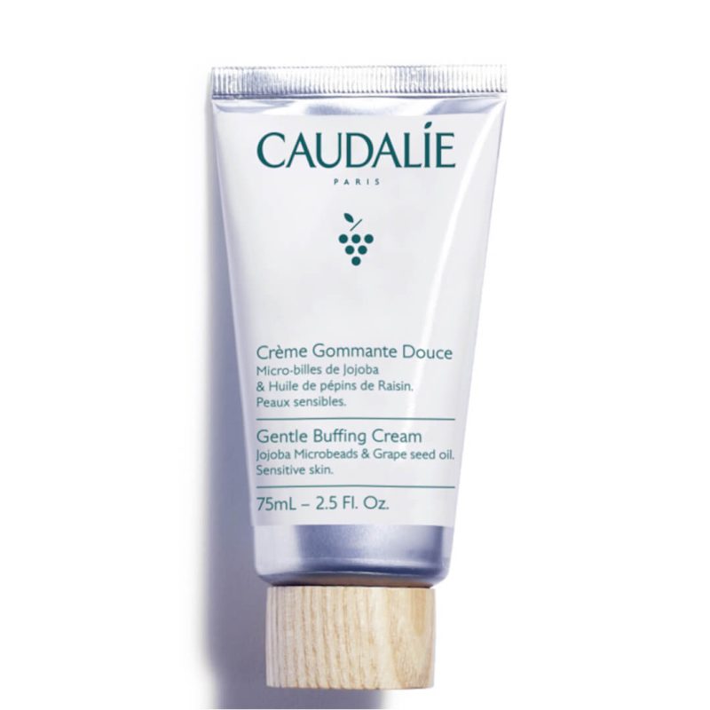 Caudalie gentle buffing cream scrub for sensitive skin 75ml