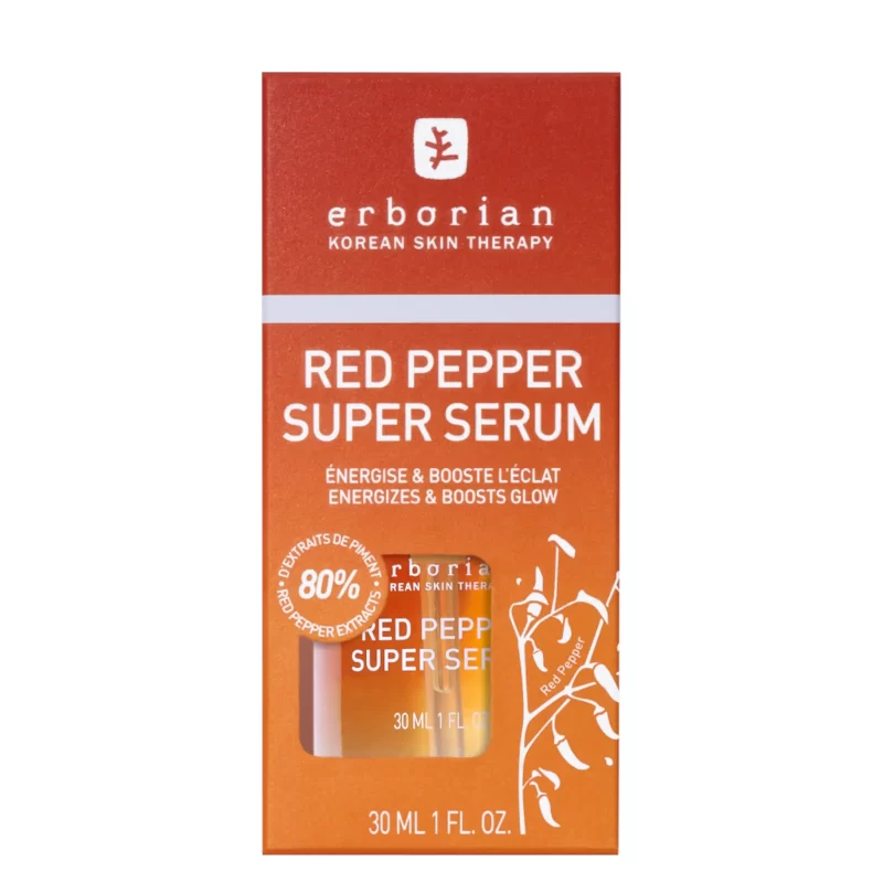 Erborian red pepper super serum glow and exfoliating care 30ml