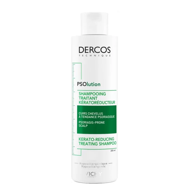 Vichy dercos pso kerato-reducing shampoo para cuero cabelludo con tendencia a la psoriasis 200ml