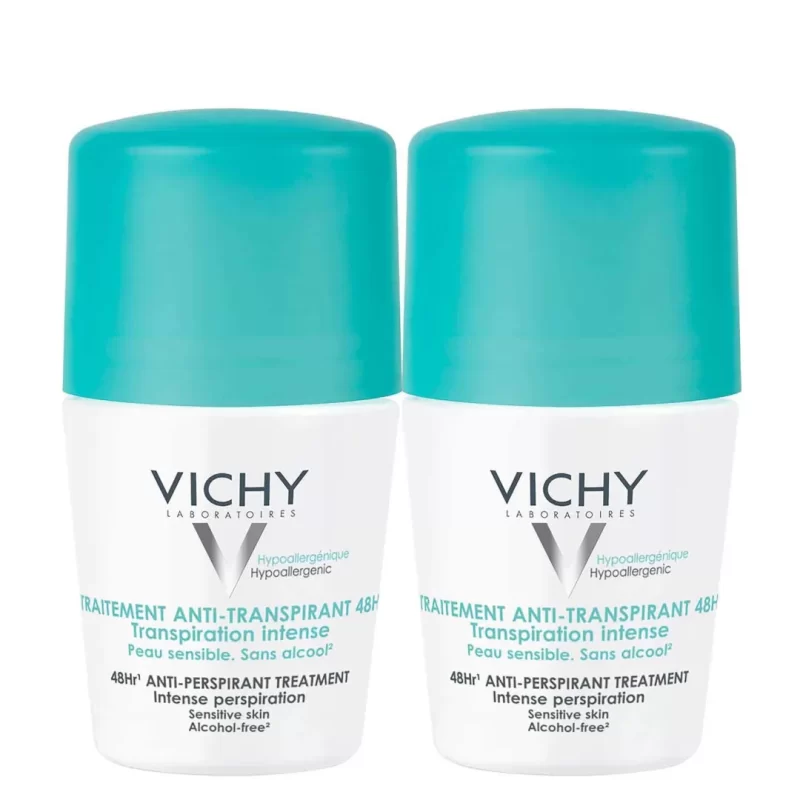Vichy duo 48h anti-perspirant deodorant 2x50ml