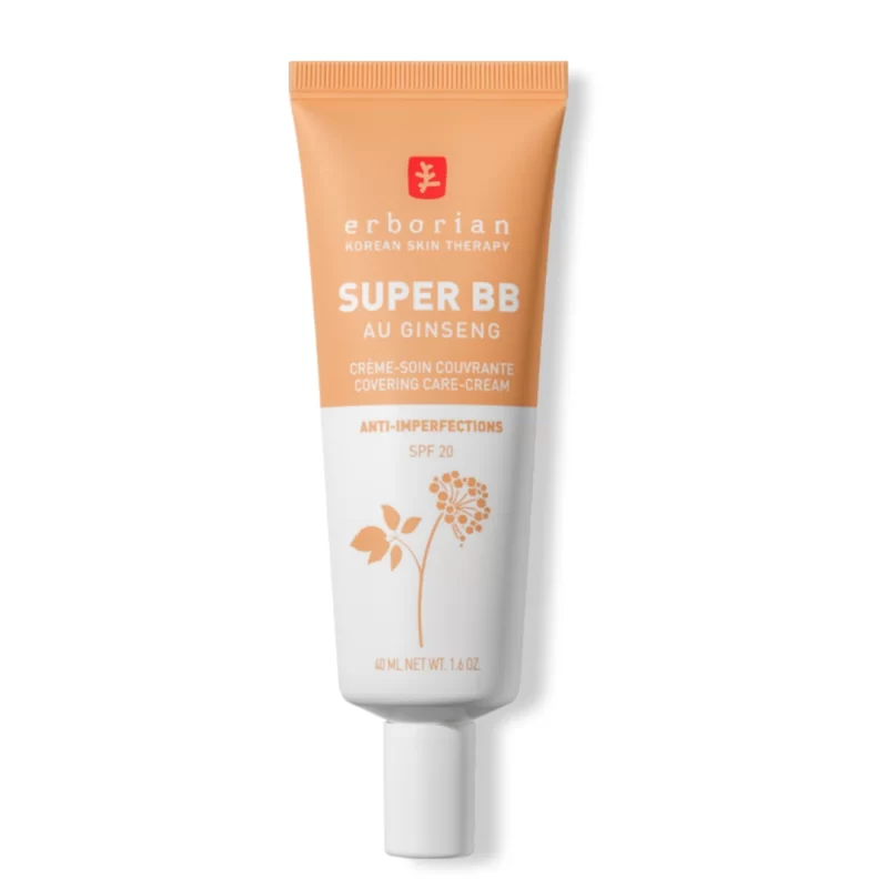 Erborian super bb cream full coverage care for acne prone skin 40ml