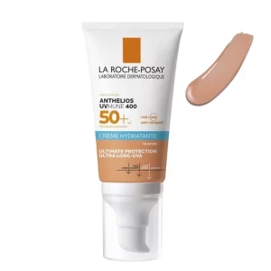 La Roche Posay anthelios ultra hydrating tinted cream spf50 is a high protection sunscreen (spf50) with color that not only provides broad-spectrum protection but also prevents damage induced by UVA, UVB, infrared as well as pollution. Suitable for dry sensitive or reactive skin.