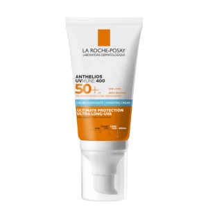La roche posay anthelios uvmune ultra hydrating cream spf50 fragrance-free is a high protection sunscreen care (spf50) that not only provides broad-spectrum protection but also prevents damage induced by UVA, UVB, infrared as well as pollution. Suitable for dry to very dry sensitive or reactive skin. As well as suitable for skin prone to allergies, especially to the sun.