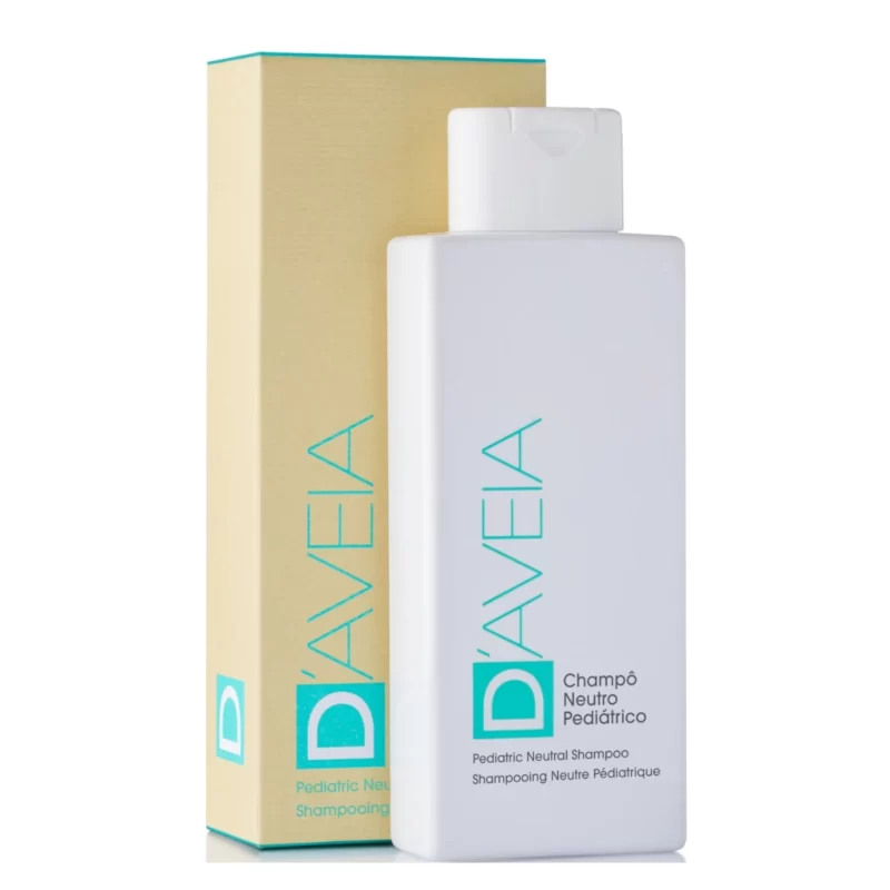 D'aveia pädiatrisches Neutralshampoo, sanftes und zartes Shampoo, geeignet für häufiges Waschen der Haare und der Kopfhaut von Babys und Kindern ab den ersten Lebenstagen.