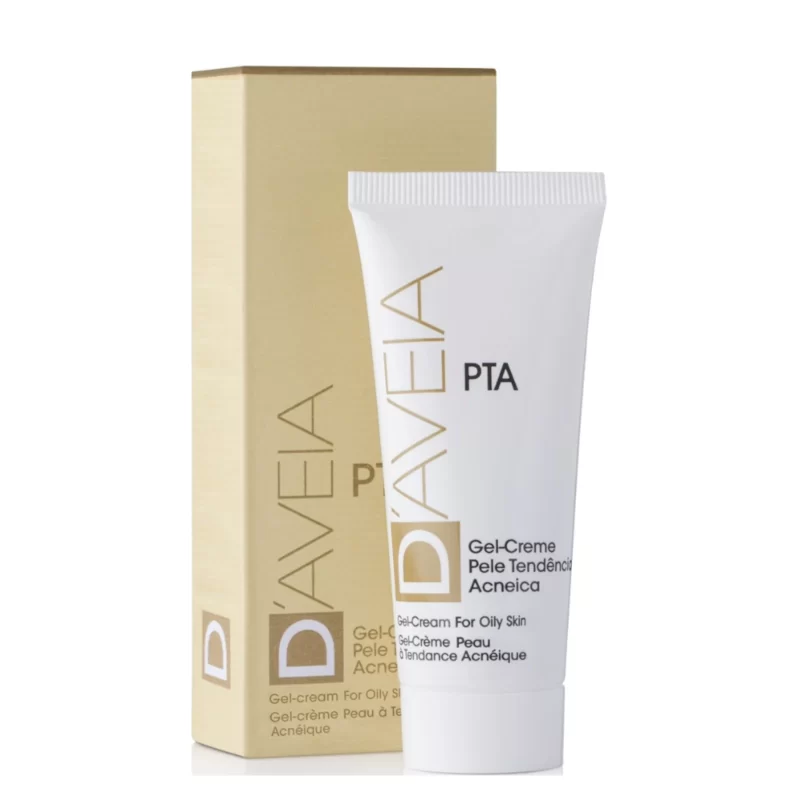 D'aveia pta gel-cream with an oil-free texture, non-comedogenic and quickly absorbed, specifically developed for the hydration and specific daily care of oily skin with acne tendency.