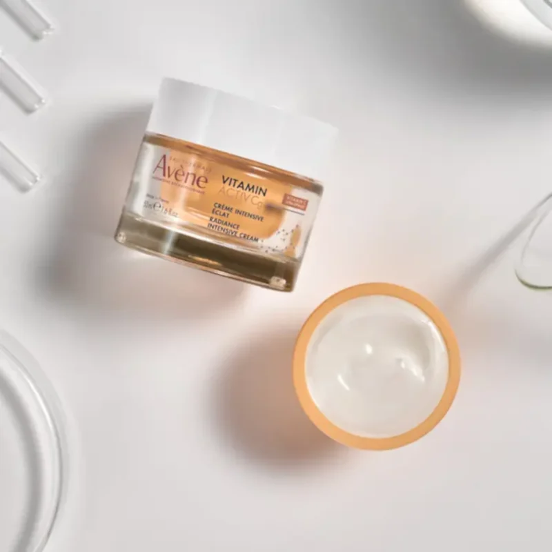 Avène Vitamin Activ Cg Radiance Intensive Cream Refillable Glass Jar & Refill